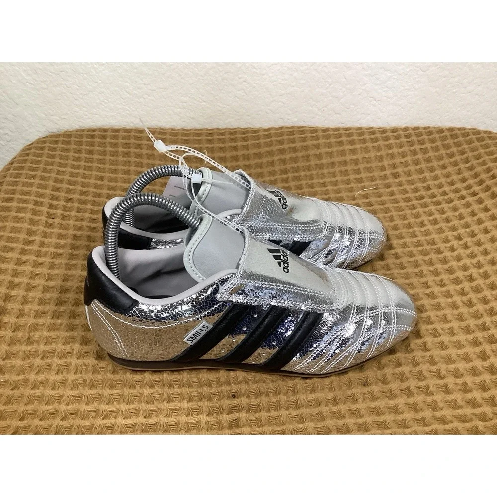 JH9664 adidas Originals Taekwondo Mens Sz 6.5 Silver Metallic Core Black